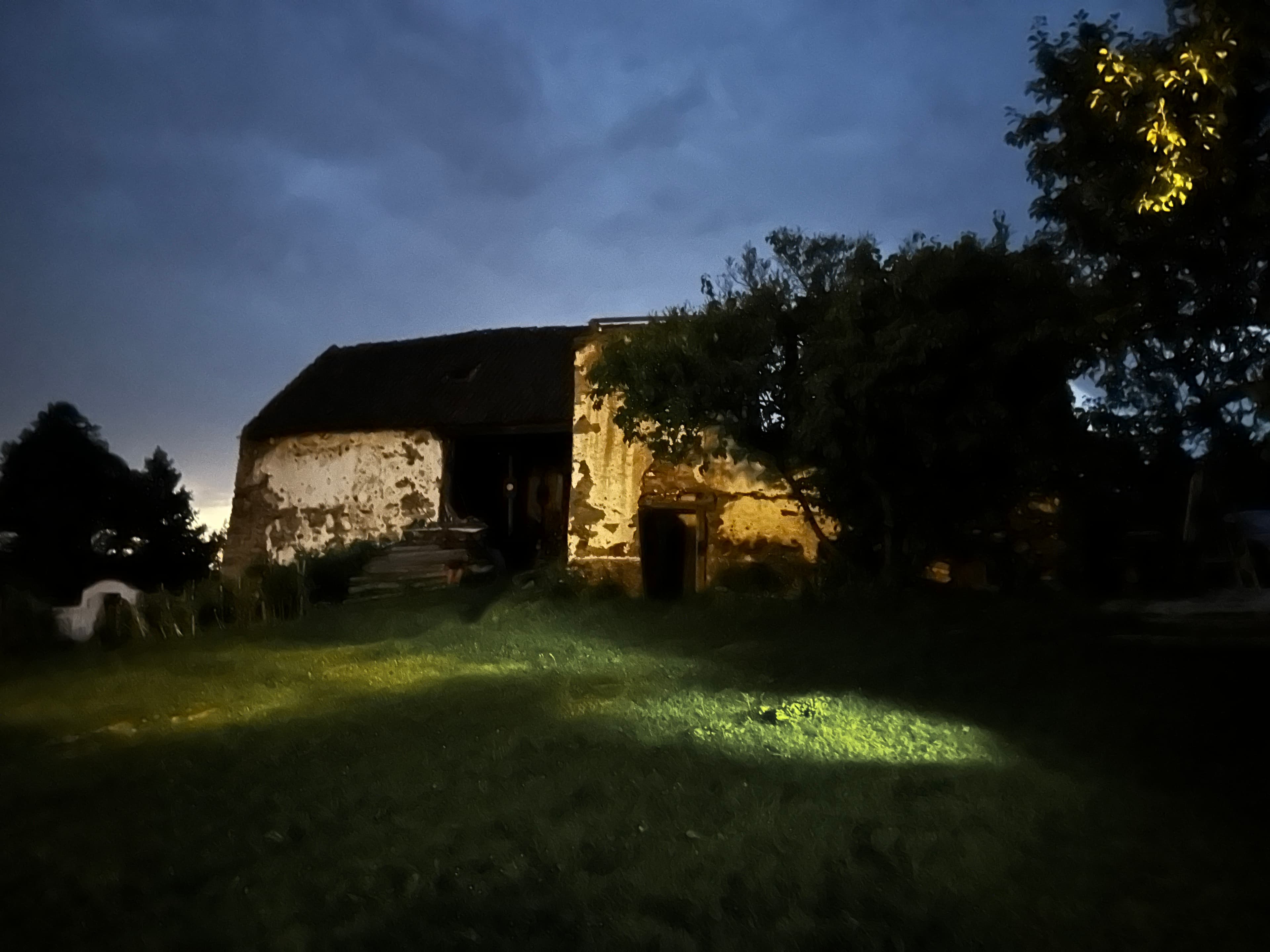 Noční atmosféra Mlýna na Prádle